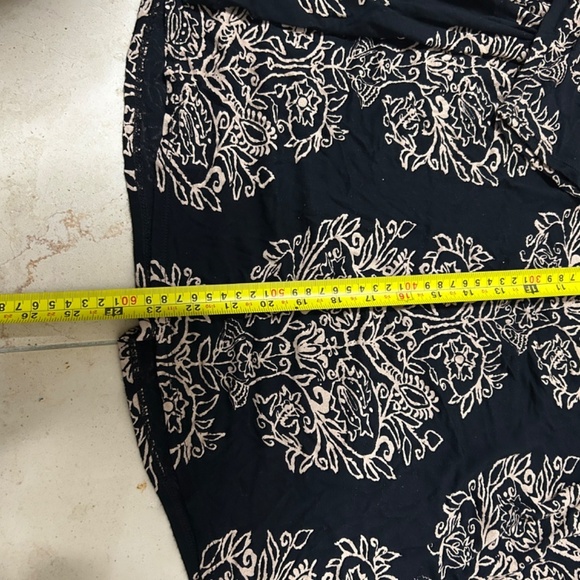 Lucky Brand 2XL/2G Boho Paisley  Flowy 3/4 Length Sleeve lightweight Blouse - Picture 6 of 12